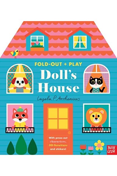 Nosy Crow Carte de activități pentru copii - Pliabilă + Joc: Căsuța Păpușilor...