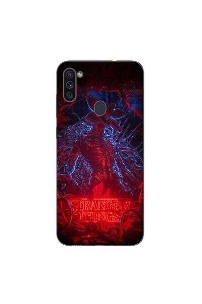 OEM Θήκη συμβατή με Samsung Galaxy A11 Σιλικόνης Gel TPU με σχέδιο Stranger T...