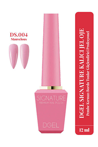 Gelista DGel Signature Kalıcı Jel Oje Pembe Kırmızı Bordo Tonlar Güçlendirici...