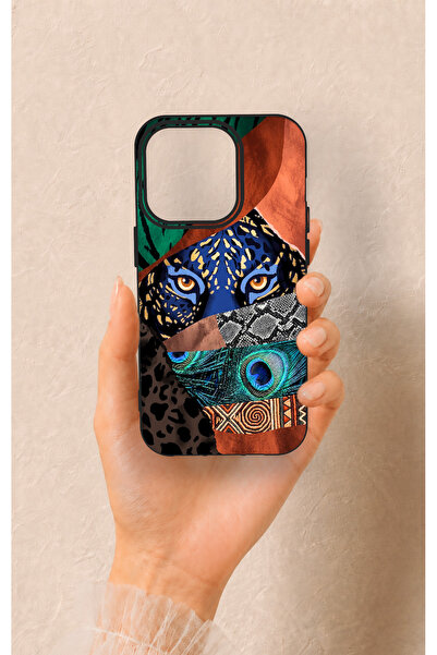 Vip Case iPhone 14 Pro Uyumlu Amazon Kaplan Desenli Silikon Kılıf