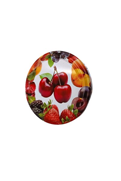 OEM Set 50 capace metalice cu filet pentru borcane, FI 63 mm, model legume/fr...