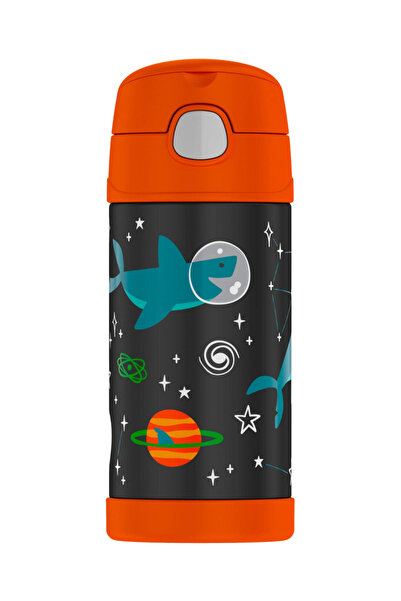 Thermos زجاجة فانتينر للأطفال بتصميم فضائي سعة 355 مل