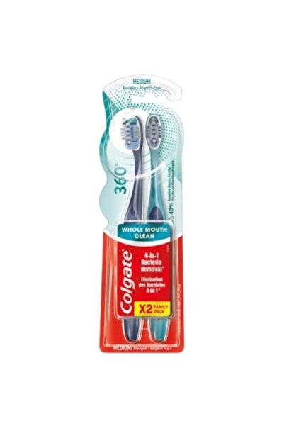 Colgate Colgate 360 Complete Oral Clean Toothbrush - 2 Pieces |   Assorted Co...
