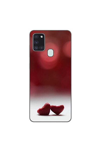 OEM Husa compatibila cu Samsung Galaxy A21s Silicon Gel Tpu Model Little Hearts