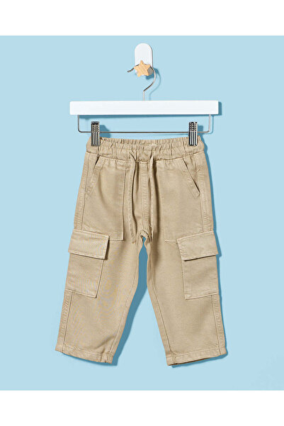 REDTAG Infant Boys Beige Pull On Trousers