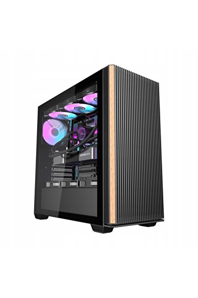 Kraft&dele Carcasă PC Darkflash DS900WS Okno Czarna
