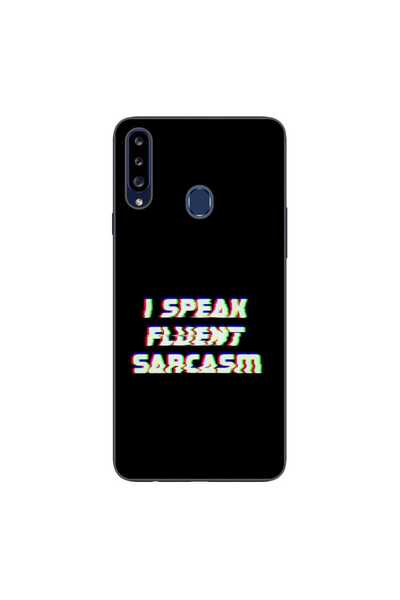 OEM Husa compatibila cu Samsung Galaxy A20S Silicon Gel Tpu Model Sarcasm