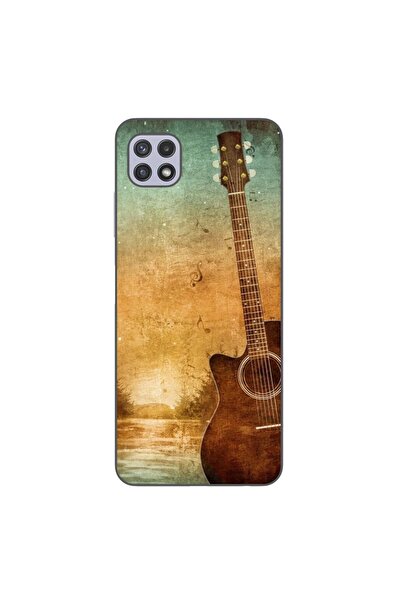 OEM Калъф, съвместим със Samsung Galaxy A22 5G, силиконов гел TPU, с винтидж ...