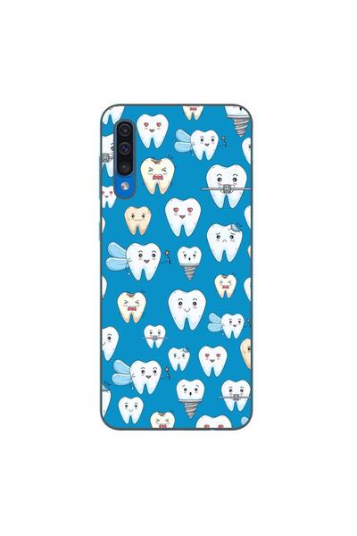 OEM Husa compatibila cu Samsung Galaxy A30S, A50 Silicon Gel Tpu Model Dentis...