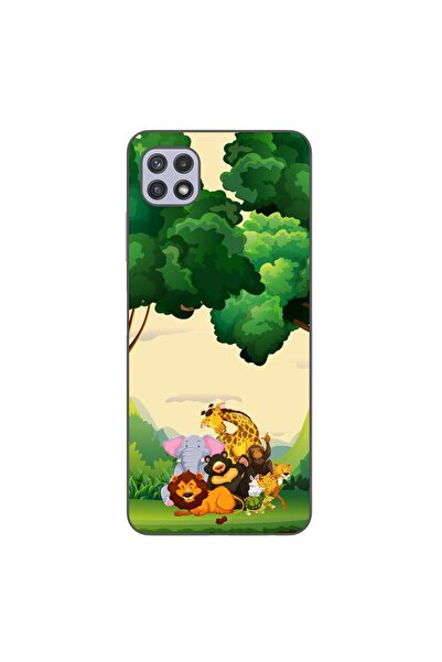 OEM Husa compatibila cu Samsung Galaxy A22 5G Silicon Gel Tpu Model Jungla cu...