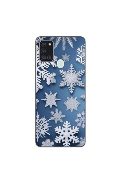 OEM Husa compatibila cu Samsung Galaxy A21s Silicon Gel Tpu Model Fulgi de Za...