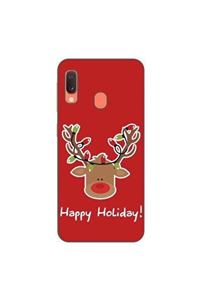 OEM Husa compatibila cu Samsung Galaxy A20e Silicon Gel Tpu Model Craciun Ren...