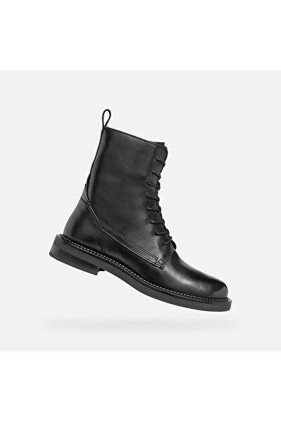 Geox Pantofi negri de damă până la gleznă Serilda
