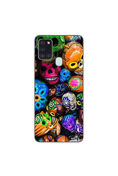OEM Θήκη συμβατή με Samsung Galaxy A21s Σιλικόνης Gel TPU με σχέδιο Πολύχρωμα...
