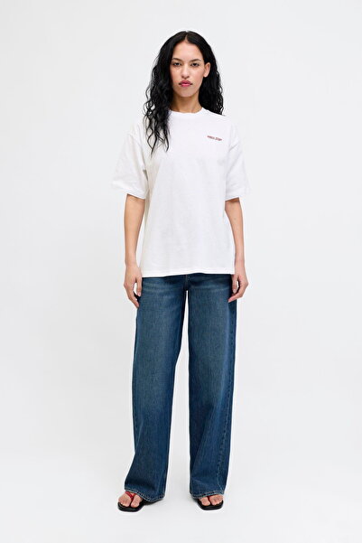Jack & Jones Tricou de damă cu imprimeu pe spate, croială largă - Millow