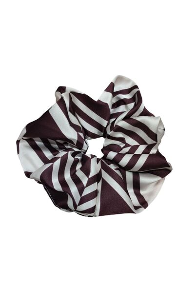 AXE SPORTSWEAR Women's Satin Patterned Simit Rubber Buckle Hair Clip