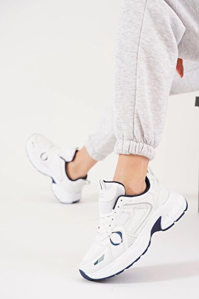 Papuçsepeti Slipper basket comfortable anatomical high sole women's sports shoes