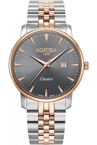 Roamer Ceas bărbătesc 971856 49 55 50 – Aur roz, Clasic, Pentru cupluri