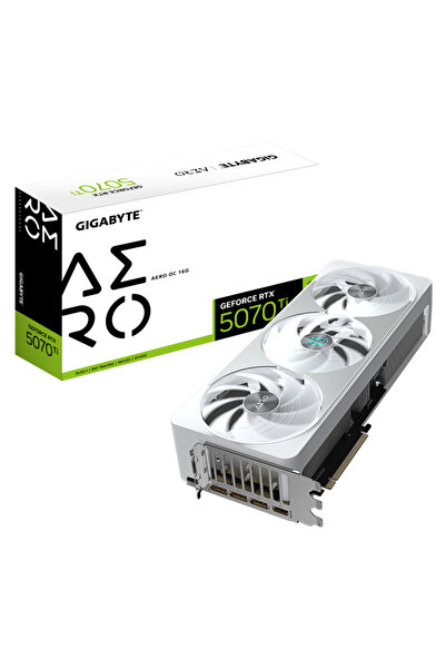 Gigabyte Placă grafică GeForce RTX 5070 Ti AERO OC 16GB GDDR7 PCIe 5.0