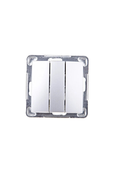 OSPEL Conector triplu Impression argintiu (LP-13y/m/18)