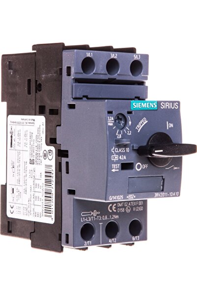 Siemens Comutator motor 3P 1,1kW 2.2-3,2A S00 3RV2011-1DA10