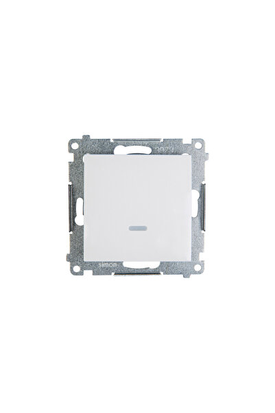 Kontakt-Simon Conector monopol cu comutator LED pe 10 AX (DW1ZL.01/11)
