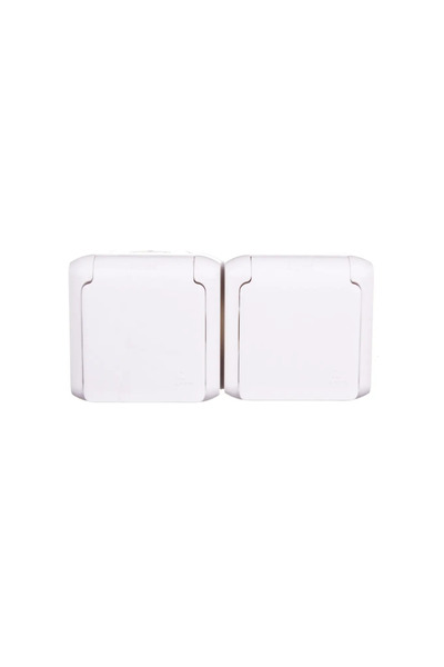 Legrand Priză dublă Forix etanșă IP44 16A albă (782377)