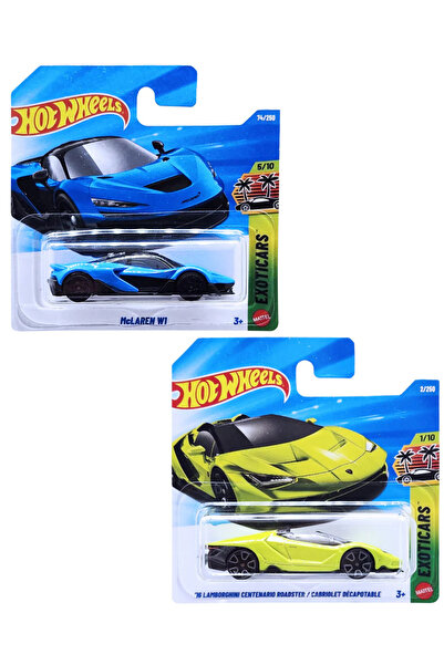 HOT WHEELS 16 Lamborghini Centenario Roadster - Mclaren W1