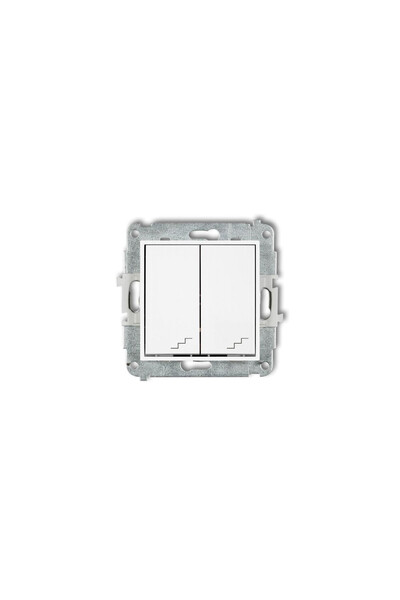 KARLIK MINI Mecanism de cuplare a scărilor duble alb mat 25MWP-33