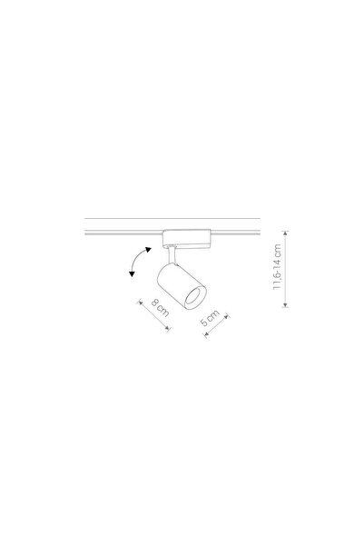 Nowodvorski PROFIL SPOT IRIS LED 7W 530lm 3000K alb 8995