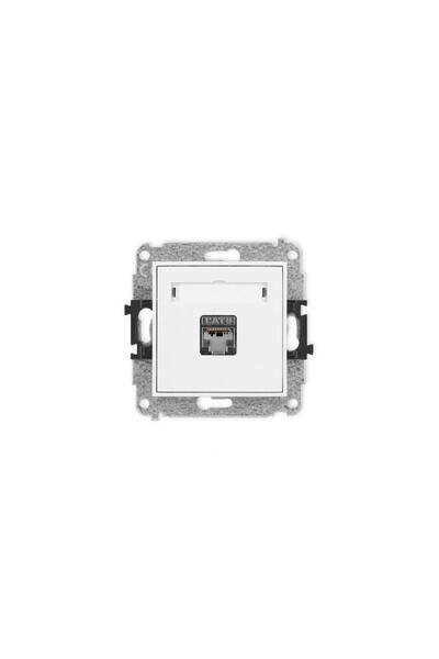 KARLIK MINI Mecanism cu o singură priză pentru computer 1xRJ45, cat. 5e, ecra...
