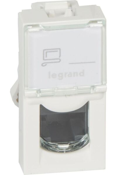 Legrand Soclu Computer Rj45 5E Mozaic alb - 076551