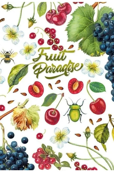 Fresh Company Caiet decorativ 128x165/64K linii Cireșe FRESH