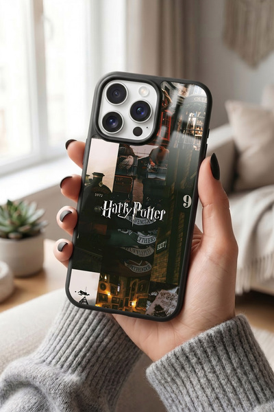 Snacase Apple iPhone 14 Pro Uyumlu Harry Potter Tasarımlı Glossy Premium Kılıf