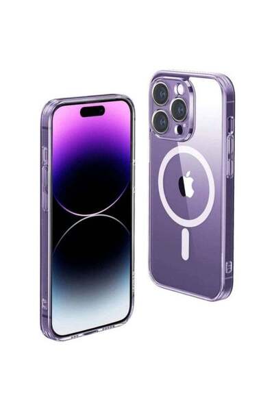 maxguard غطاء مغناطيسي شفاف MG-C016-CL لهاتف آيفون 14 برو |   غطاء خلفي واقي ...