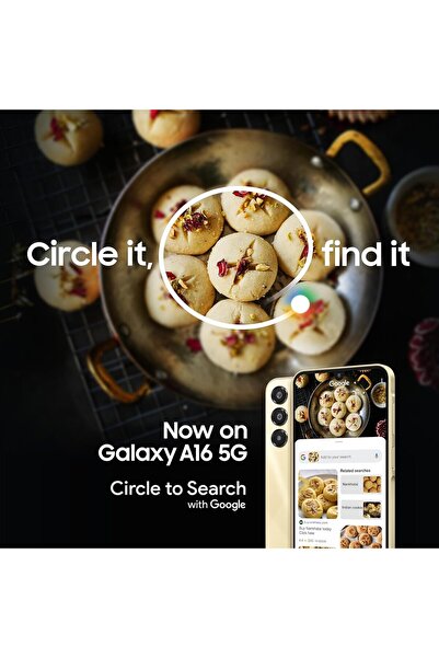 Samsung Galaxy A16 5G (Blue Black, 6GB RAM, 128GB Storage) | Super AMOLED | 50MP Triple Camera with Ultra Wide Lens | 6 OS & 6 Years Security Updates | IP54 | Tap & Pay | 5000mAh