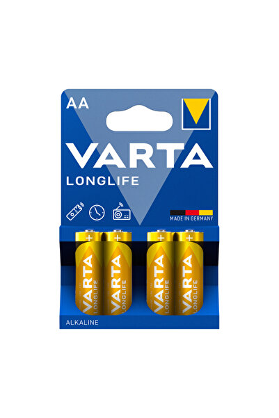 Varta Μακράς Διάρκειας Αλκαλικές Μπαταρίες AA 1.5 V 4 τεμάχια