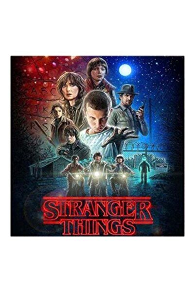Atiq Stranger Things MDF Wall Art Multicolour 30x30centimeter