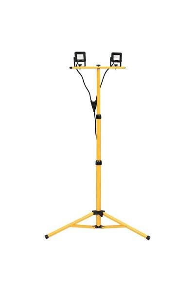 vidaxl Proiector LED cu trepied, 2 x 10 W, alb cald