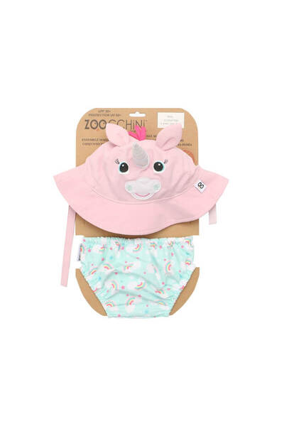 Zoocchini Σετ Μαγιό και Καπέλο Μονόκερος