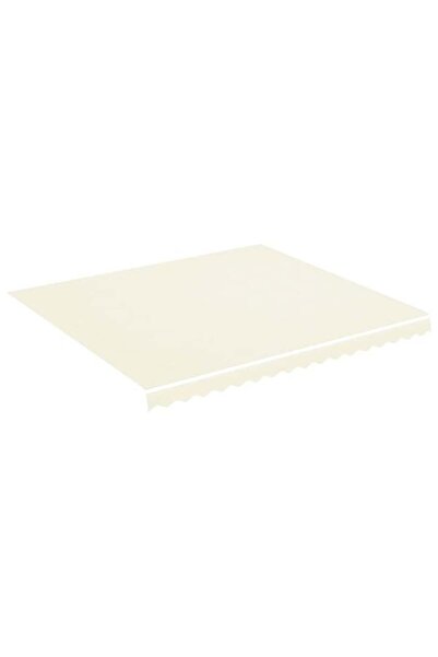 vidaxl Material de înlocuire pentru copertină, crem, 4 x 3,5 m