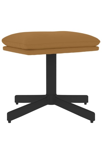 vidaxl Taburet, maro, 60x60x36 cm, catifea