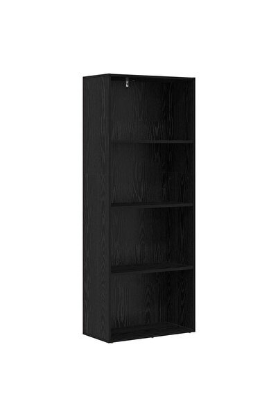 vidaxl Raft autoportant Stejar Negru 60 x 30 x 151,5 cm Lemn compozit
