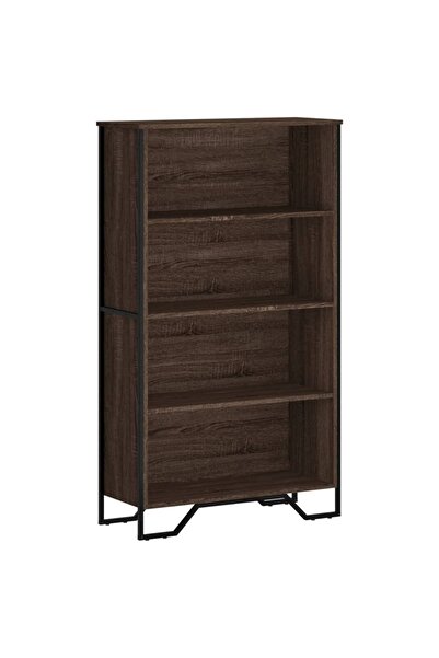 vidaxl Bibliotecă, stejar maro, 80x31x137,5 cm, lemn prelucrat