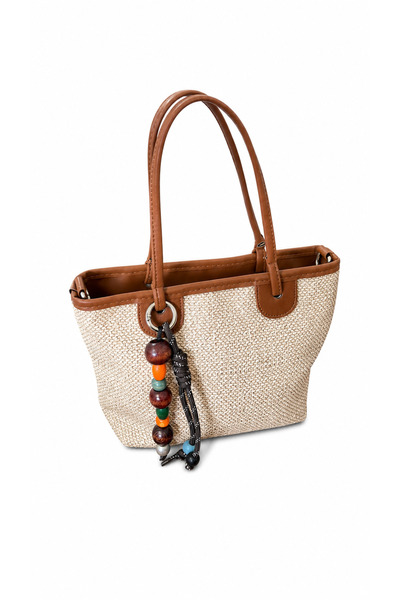 ELOVE Women's Beaded Detail Hand and Shoulder Bag