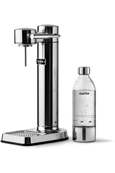 AARKE Carbonator 3 Sparkling Water Maker with PET Bottle (Stainless Steel), S...