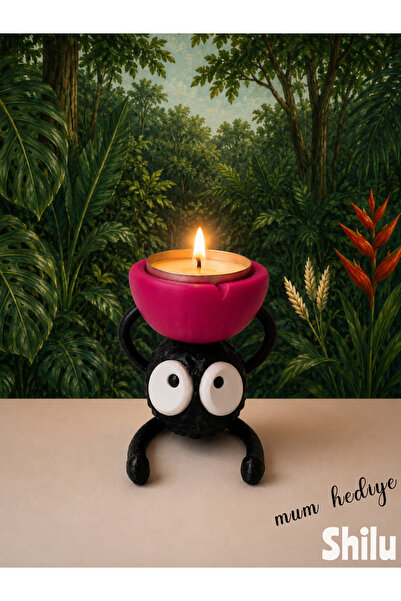 Susuwatari Anime Sevimli Karakter Mumluk Mum Dahil Dekoratif Tealight Hediyelik Mumluk