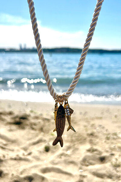 SEHERDEN 3-Piece Fish Model Summer/Beach Women's Necklace - Adjustable (27cm ...