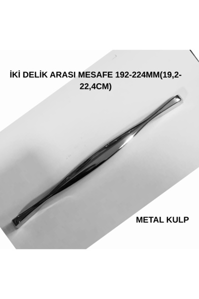 Genel Markalar Metal Kulp Lüks Mutfak Mobilya Çekmece Dolap Kulpu 192-224MM