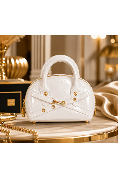 MODAMARKM Modern, Cute, Small Crossbody Bag, Shiny Leather Model, Stylish Use